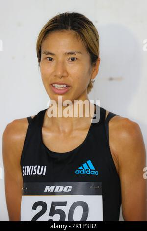 Tokyo, Japon. 17th septembre 2022. Hitomi Niiya Athletics : CIRCUIT TWOLAPS MIDDLE DISTANCE à TOKYO 2022 au stade du parc olympique Komazawa à Tokyo, Japon . Credit: AFLO SPORT/Alay Live News Banque D'Images