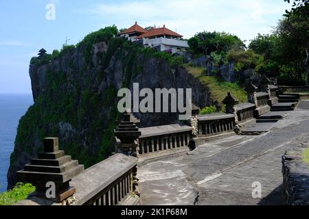 Indonésie Bali - Temple d'Uluwatu - Temple hindou de Pura Luhur Uluwatu Banque D'Images