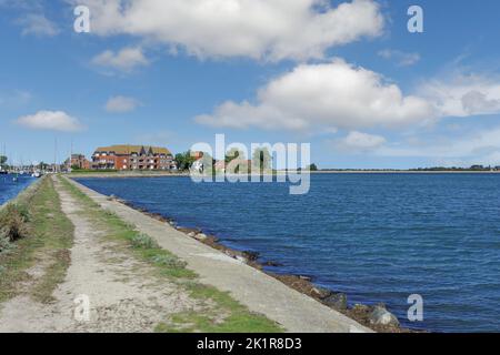 Village d'Orth,Fehmarn,Mer baltique,Schleswig-Holstein,Allemagne Banque D'Images