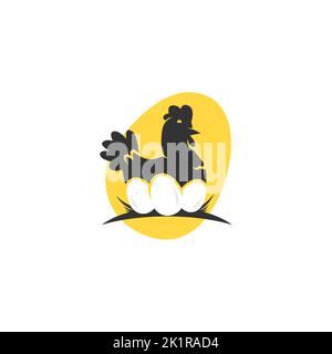 Volaille produits agricoles à partir de viande de poulet et d'œufs. Illustration vectorielle EPS.8 EPS.10 Illustration de Vecteur