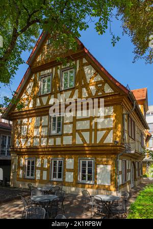 Bâtiment Spitalmuehle dans le Spitalhof, hôpital Spital zum Heiligen Geist du Saint-Esprit, Schwaibisch Gmuend, Bade-Wurtemberg, Allemagne, Europe Banque D'Images