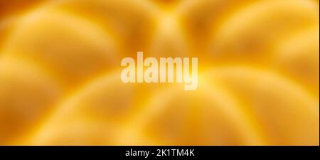 orange panoramic abstract wavy ligt pattern or background Stock Photo