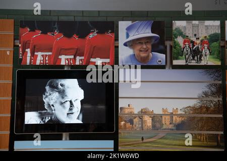 Windsor, Berkshire, Royaume-Uni. 20th septembre 2022. Hommage à la Reine Elizabeth II de Windsor. Crédit : Maureen McLean/Alay Live News Banque D'Images