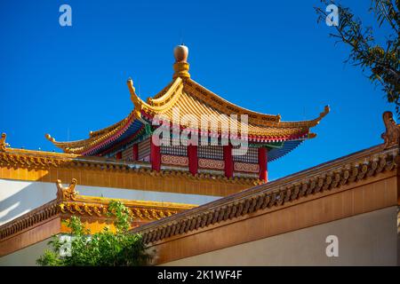 Le pavillon chinois à Epcot Center, Orlando, Floride, États-Unis. Banque D'Images