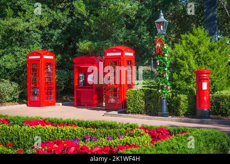 Exposition de Grande-Bretagne à Epcot Center, Orlando, Floride, États-Unis. Banque D'Images