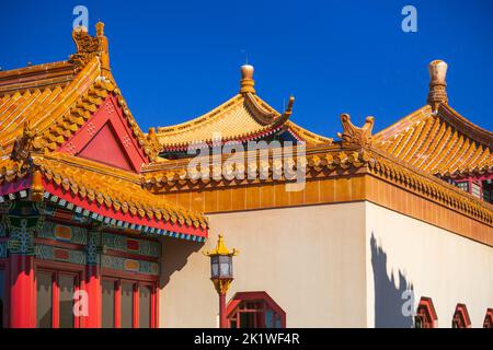 Le pavillon chinois à Epcot Center, Orlando, Floride, États-Unis. Banque D'Images