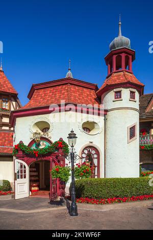 Le pavillon allemand à Epcot Center, Orlando, Floride, États-Unis. Banque D'Images