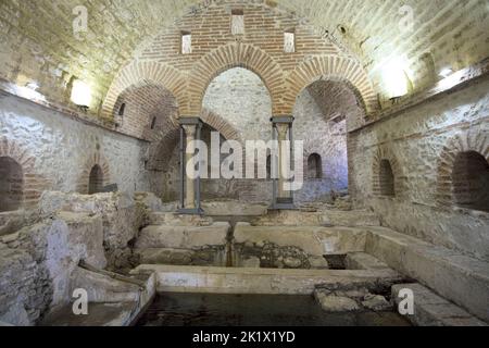 arab thermal bath of Cefalà Diana in Sicily Stock Photo