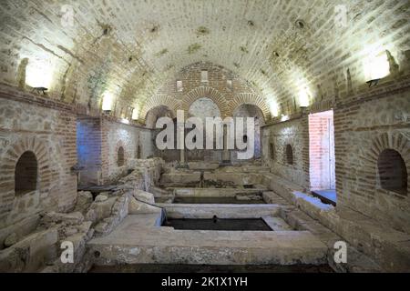 arab thermal bath of Cefalà Diana in Sicily Stock Photo