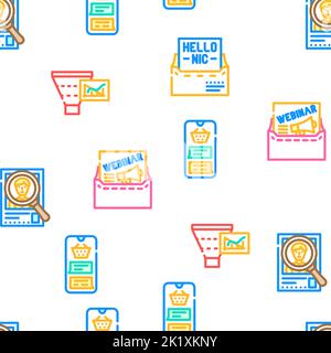 génération de prospects vecteur commercial client modèle transparent Illustration de Vecteur