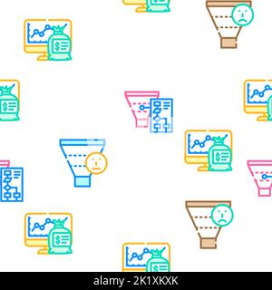 génération de prospects vecteur commercial client modèle transparent Illustration de Vecteur