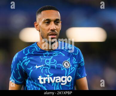 14 septembre 2022 - Chelsea contre RB Salzbourg - UEFA Champions League - Groupe E - Stamford Bridge Pierre-Emerick Aubameyang de Chelsea pendant le match de la Champions League à Stamford Bridge. Image : Mark pain / Alamy Live News Banque D'Images