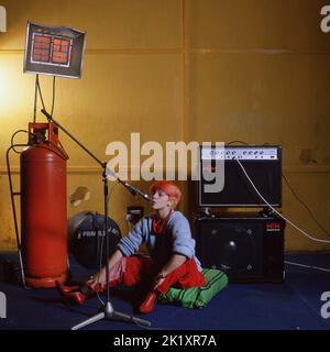 La chanteuse et actrice Punk Toyah Willcox 1980 Banque D'Images