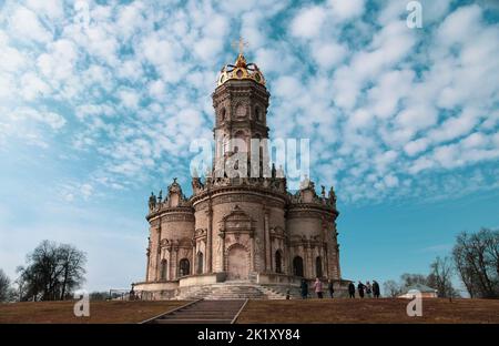 Église du signe de la Sainte Vierge à Dubrovitsy, Moscou, Russie Banque D'Images