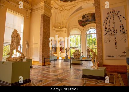 Paris, France. Août 2022. Une des salles avec art au petit Palais à Paris. Photo de haute qualité Banque D'Images