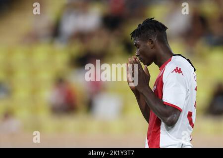 Monaco, Monaco, le 15th septembre 2022. Breel Embolo d'AS Monaco réagit lors du match de l'UEFA Europa League au Stade Louis II, Monaco. Le crédit photo devrait se lire: Jonathan Moscrop / Sportimage Banque D'Images