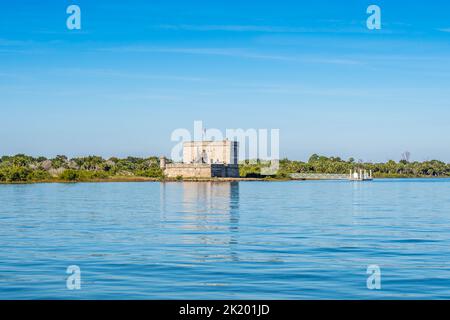 Une base militaire fortifiée bastion dans St Augustine, Floride Banque D'Images