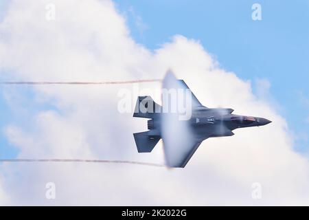 F35 en vol Banque D'Images