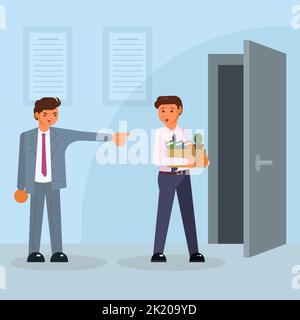 Elément de conception de style plat vectoriel man ignoré Illustration de Vecteur