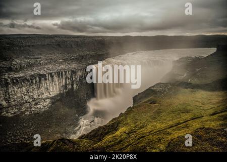 L'Islande, Dettifoss Banque D'Images