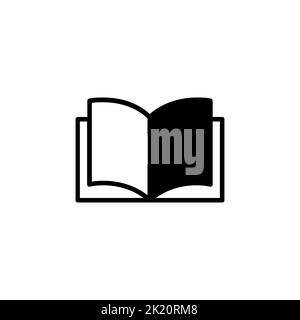 Concept de conception d'icône de livre, de lecture, de bibliothèque et d'étude Illustration de Vecteur