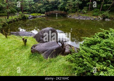 Tochigi Central Park a été conçu par l'architecte paysagiste Kunie Ito qui a également développé le parc Kitanomaru et le parc national Showa Memorial à Tokyo. Le e Banque D'Images