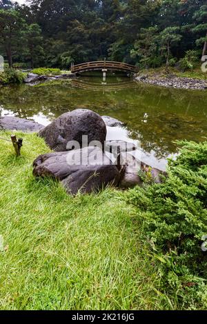 Tochigi Central Park a été conçu par l'architecte paysagiste Kunie Ito qui a également développé le parc Kitanomaru et le parc national Showa Memorial à Tokyo. Le e Banque D'Images