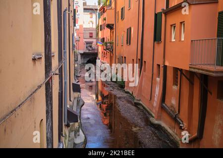 Canal de Bologne Italie Banque D'Images