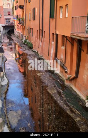 Canal de Bologne Italie Banque D'Images
