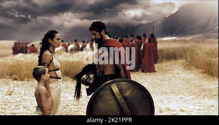 ANTONIO GIOVANI CIMMINO, Lena Headey, GERARD BUTLER, 300, 2006 Banque D'Images