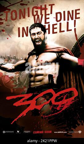 GERARD BUTLER, de l'affiche, 2006 300 Banque D'Images