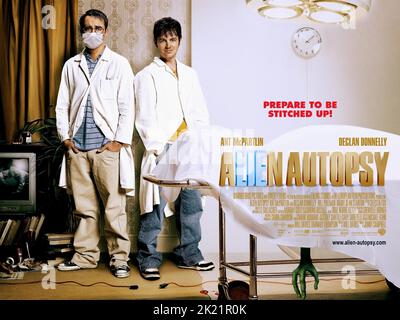 ANT MCPARTLIN, DECLAN DONNELLY, de l'affiche, 2006 ALIEN AUTOPSY Banque D'Images