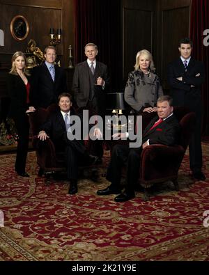 JULIE BOWEN, MARK VALLEY, JAMES SPADER, René AUBERJONOIS, Candice Bergen, William SHATNER, CRAIG BIERKO, BOSTON LEGAL : Saison 3, 2006 Banque D'Images