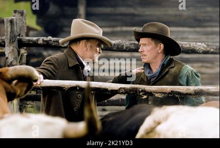 ROBERT DUVALL, Thomas Haden Church, Broken Trail, 2006 Banque D'Images