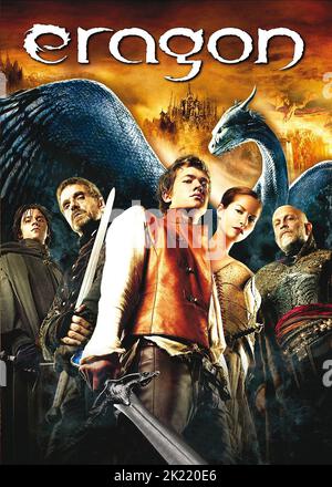 ROBERT CARLYLE, Djimon Hounsou, EDWARD SPELEERS, Jeremy Irons, Sienna Guillory, GARRETT HEDLUND, John Malkovich POSTER, Eragon, 2006 Banque D'Images