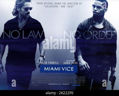 COLIN FARRELL, Jamie Foxx, Miami Vice, 2006 Banque D'Images