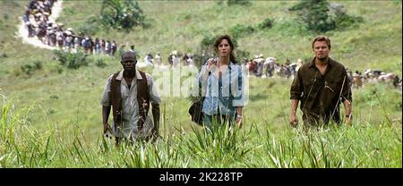 HOUNSOU,CONNELLY,DICAPRIO, DIAMANT DE SANG, 2006 Banque D'Images