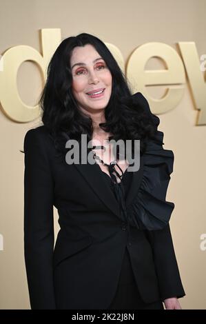 Los Angeles, États-Unis. 21st septembre 2022. Cher à la première pour le documentaire d'AppleTV 'Sidney' au Musée de l'Académie de Motion Pictures. Crédit photo : Paul Smith/Alamy Live News Banque D'Images