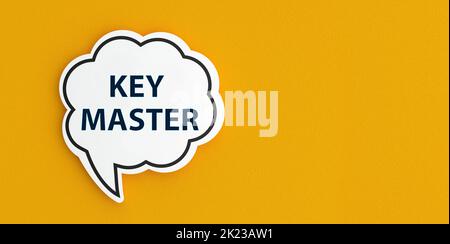 clé principale Banque D'Images