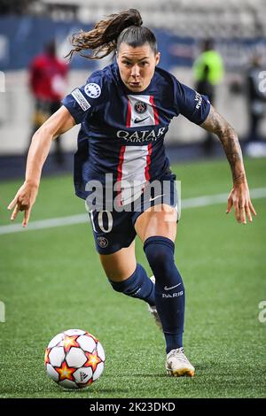 Paris, France, France. 21st septembre 2022. Ramona BACHMANN du PSG lors du match de l'UEFA Women's Champions League entre Paris Saint-Germain et BK Hacken au stade Jean Bouin sur 21 septembre 2022 à Paris, France. (Image de crédit : © Matthieu Mirville/ZUMA Press Wire) Banque D'Images