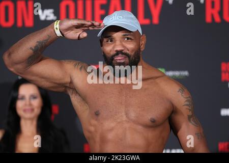 Dublin, Irlande. 22nd septembre 2022. #7-Yoel Romero (14-6) pèse à 205,9 lbs crédit: DC PIX crédit: DaN Cooke/Alay Live News Banque D'Images