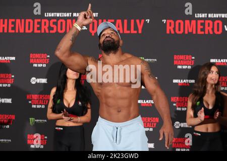 Dublin, Irlande. 22nd septembre 2022. #7-Yoel Romero (14-6) pèse à 205,9 lbs crédit: DC PIX crédit: DaN Cooke/Alay Live News Banque D'Images