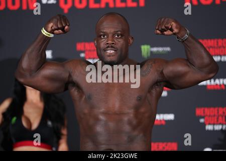 Dublin, Irlande. 22nd septembre 2022. #9-Melvin Manhoef (32-15-1) pèse à 205,7 lbs crédit: DC PIX crédit: DaN Cooke/Alay Live News Banque D'Images