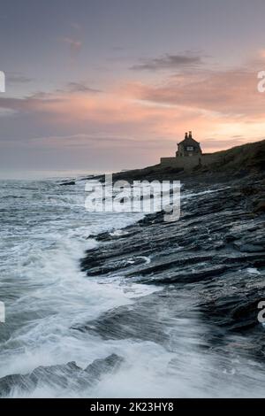 Maison de baignade Howick sur la côte de Northumberland en Angleterre Banque D'Images