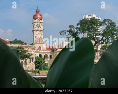 Place Merdeka à Kuala Lumpur avec ciel bleu au soleil Banque D'Images