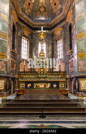 Florence, Italie - vers juillet 2021.Chapelles Medici intérieur - Cappelle Medicee.Art de la Renaissance de Michel-Ange Banque D'Images