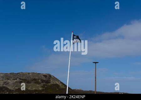 Sylt, Allemagne -13 mars 2020: Au bar de la plage Sansibar, Kampen, Sylt, Frise du Nord, Schleswig-Holstein, Allemagne, Europe Banque D'Images