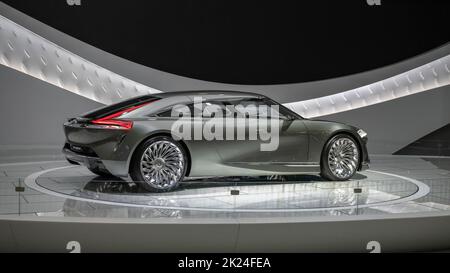 DETROIT, MI/États-Unis - le 15 SEPTEMBRE 2022 : une voiture prototype Wildcat EV de Buick au salon international de l'auto de Detroit (NAIAS). Banque D'Images