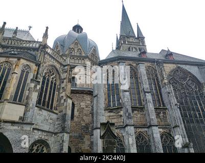 La cathédrale d'Aix-la-Chapelle est une église catholique romaine à Aix-la-Chapelle, en Allemagne. Banque D'Images