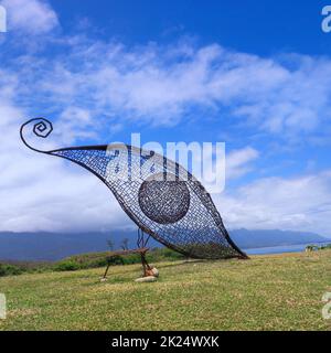 Le quartier de loisirs de Jialulan, Taitung, bénéficie de la magnifique côte de Taitung Banque D'Images